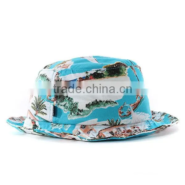 Custom hats no minimum Hawaii wholesale plain fashion floral hats custom reversible