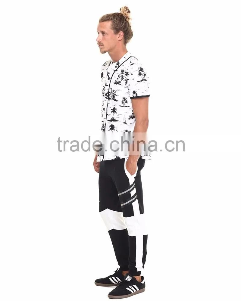 fashion mens custom sublimation camo baseball jerseys