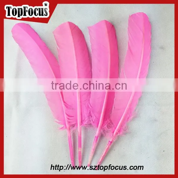 Factory prices wholesale prime quality dyed turkey wing feather