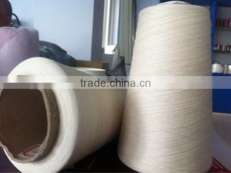 30% Fine suede/ 30% long stapled cotton/40% Mulberry leaf fiber yarn blended yarn Mulberry leaf fiber yarn new kind of yarns