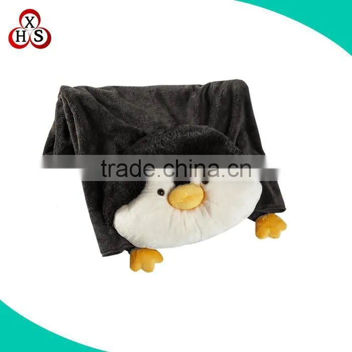 panda design high quality plush animal pillow factory price