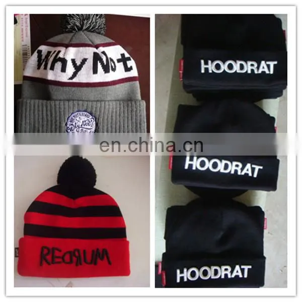 Winter Hat American Flag Acrylic Beanie