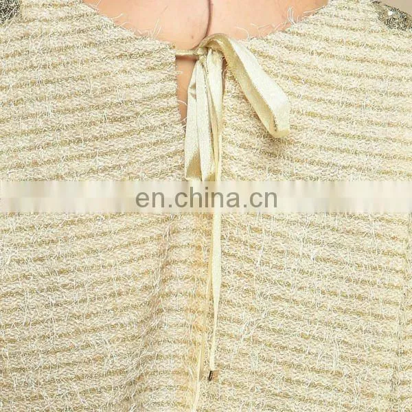 fall sequins loose short women pullover sweater