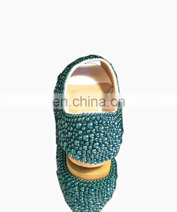Emerald pearl bridal classic closed toe flats offer drop ship