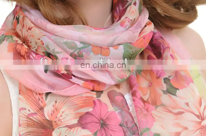 Popular Summer Scarf Fashion Style Chiffon Sillk Scarf