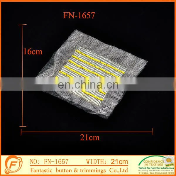 fashion design high quality knitted shoulder beads trimming for garment