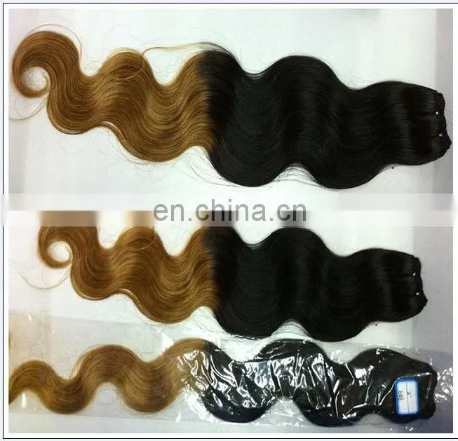 New Arrive 5A Two Tone Hair Brazilian Brown Hair Blonde Highlights