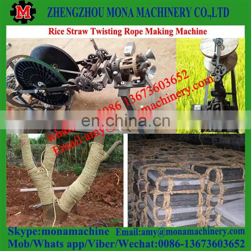 Good performance Straw Making Machine/Rope Braiding Machine/Rice Straw Mat Knitting Machine for sale