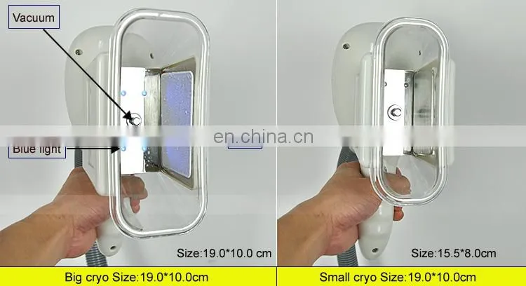 Hottest sale Cyro fat freeze machine / 2 cryo handle fat freeze slimming device