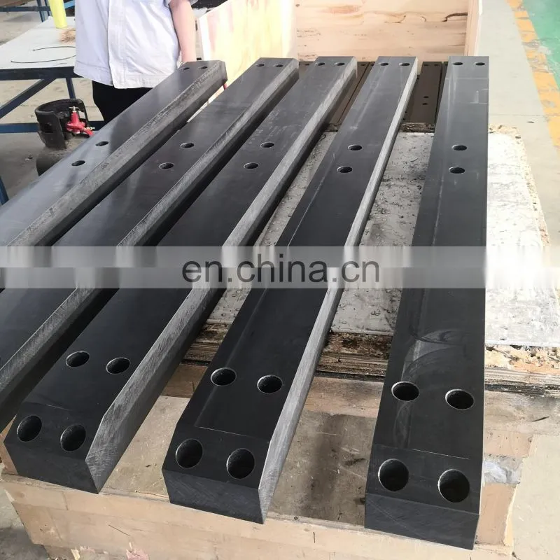 Black Non-Toxic and smell UV resistance excavator UHMW Track pad