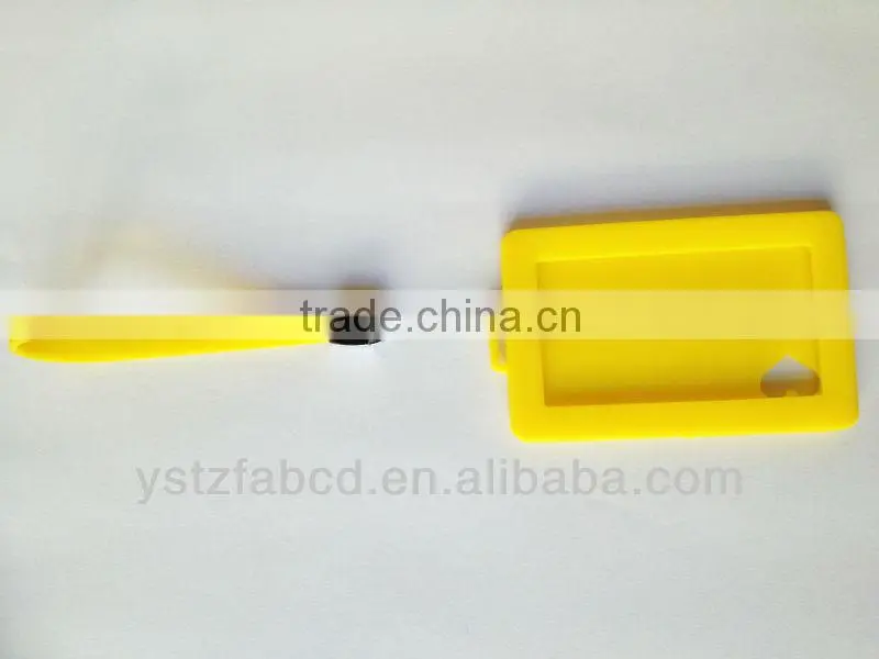 Silicone Luggage Tag with heart shape design