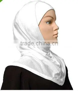 A446 Clearance Maroon SOLID COLOR TWO PIECES COTTON ISLAM HEADWEAR,MUSLIM HIJAB