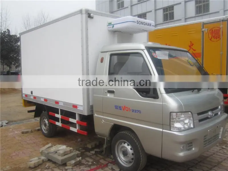 Foton 1ton mini refrigerator truck