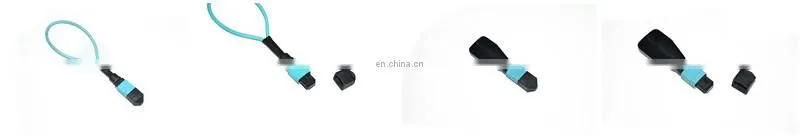 8 12 24 cores Multimode OM3 MTP MPO Cable for Date center