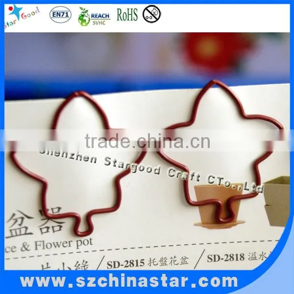 colorful shapes paper clip with plastic box