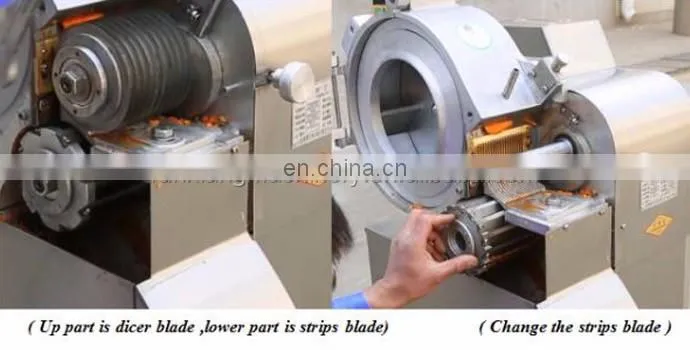 2017 Hot Sale Vegetable and Fruit Cutter/slicer/chopper Machine Cutter Restaurant High Efficiency Stainless Steel