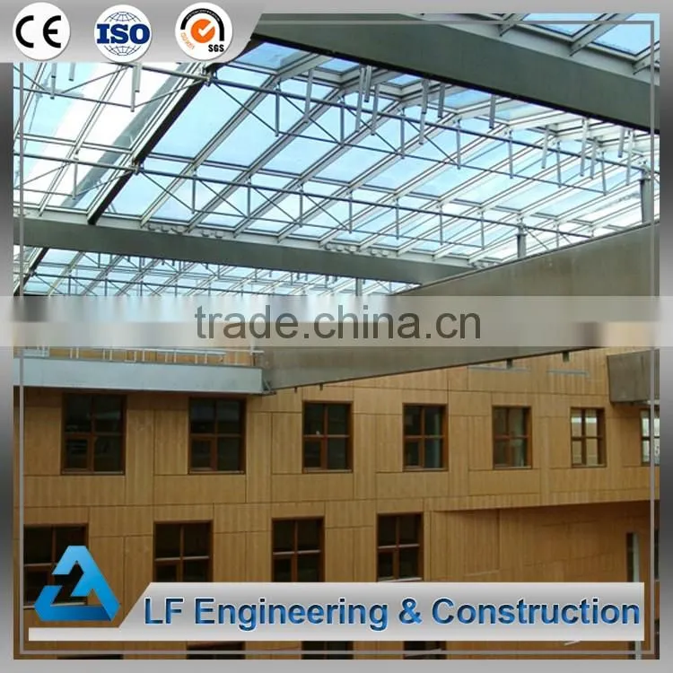 Hot-dip zinc space frame structure canopy roof