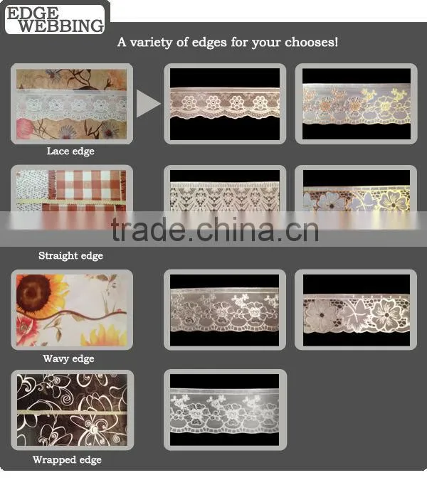good hand feeling in square brick curtain design for hometextile