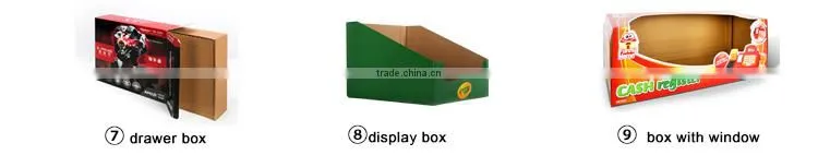 Professional Design Advanced Color Cardboard Box Makers