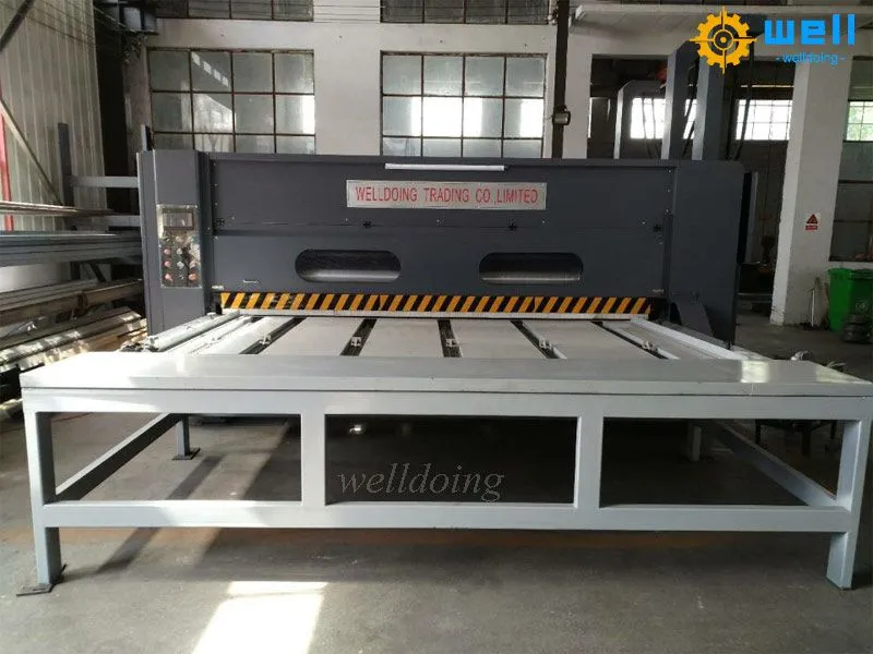 1color chain feeder flexo printer slotter die cutter machine