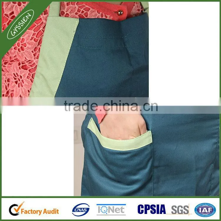 Alibaba China wholesale green/custom cooking apron,wholesale stylist apron