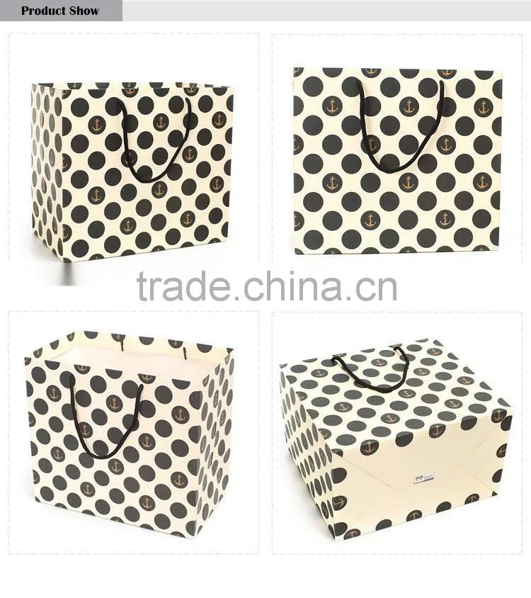 dot stamp fancy paper gift bag ladies bra packaging bag