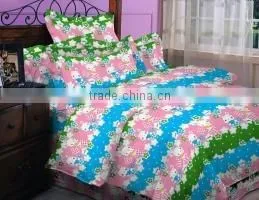 100% microfiber disperse printting beautiful bed sheet