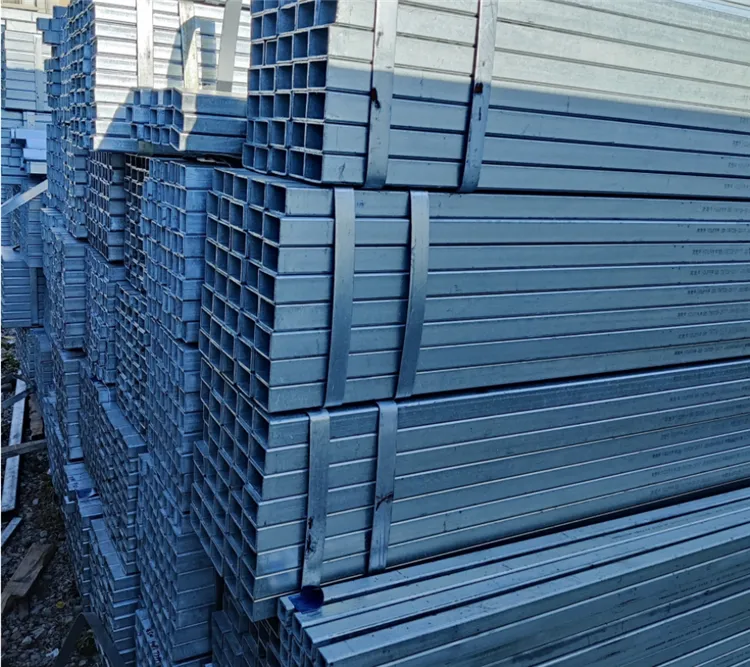 Customized Sizes Gi Pipe Round and Square Galvanized Rectangular Tube 20*40 40*80 50*100 Emt Pipe 6m Length