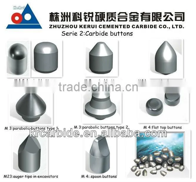 Good quality drilling tool part cemented carbide button