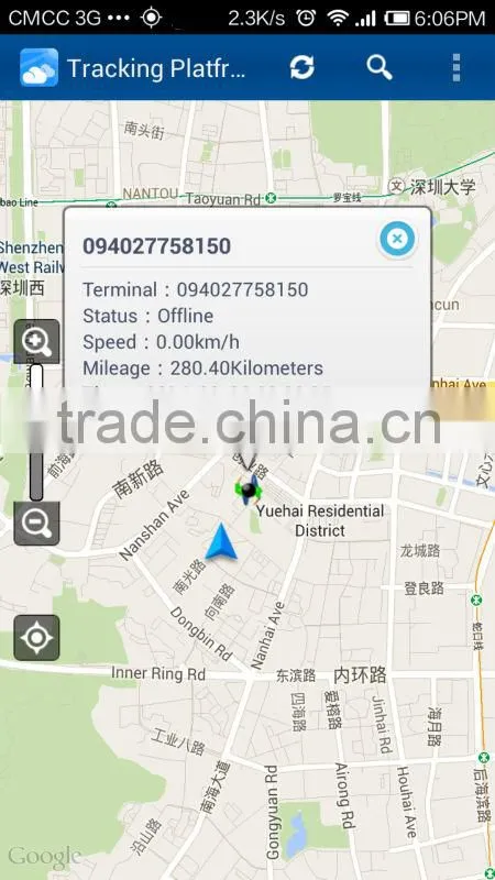 GPS Vehicle tracker/vehicle GPS tracker with web based online gps tracking system
