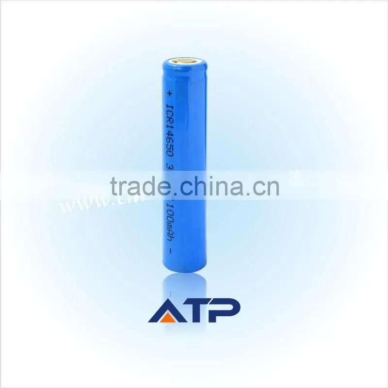 Hot 2S 14650 li-ion battery 7.4v 1100mah for portable speaker