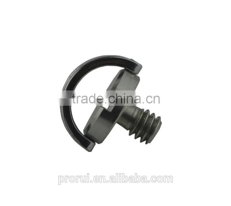 Ideas for mini company Stainless Steel 1/4'' D-ring Screw Slotted hidden camera Tripod Screw