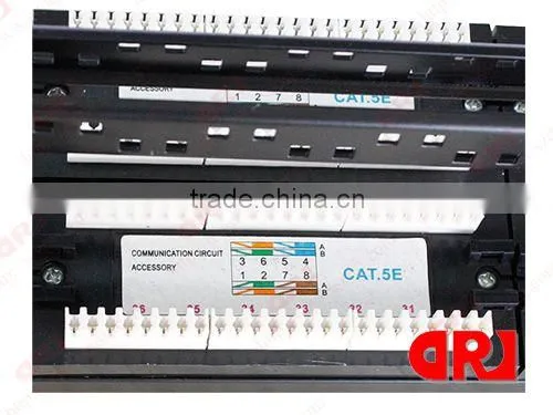 china supplier 2U cat5e UTP RJ45 48 ports patch panel