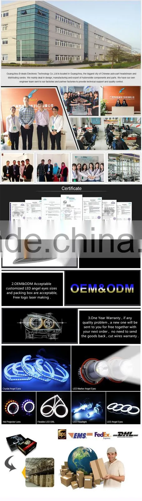B-deals New patented waterproof super bright 40W 3600LM A340 auto light led bulb H10