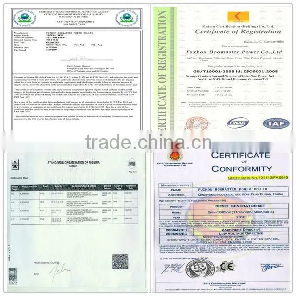 85 to 625kva silent volvo diesel generator set