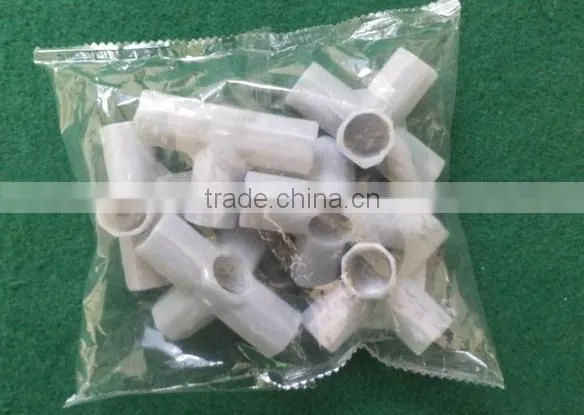 All Kinds Plastic White PVC Pipe Fitting, customized processing of plastic parts