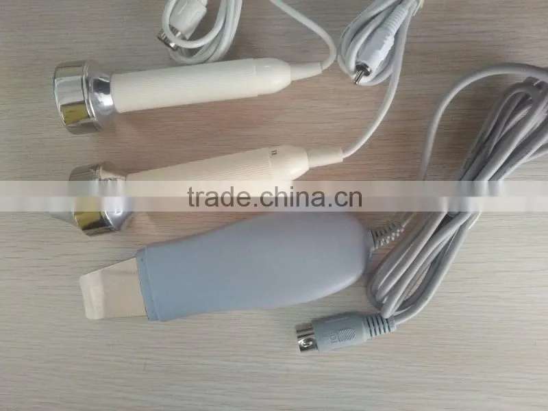 Quality assured ultrasonic wave massage face skin scrubber beauty machine