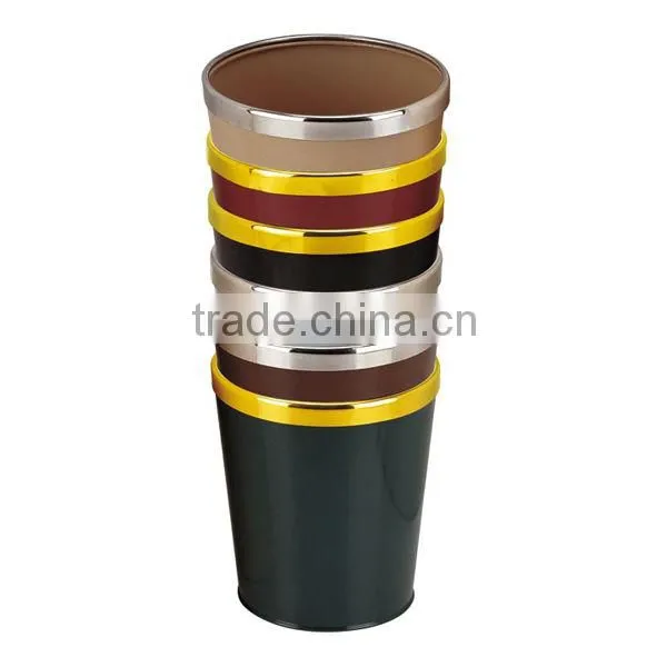 Colored Metal Trash Can