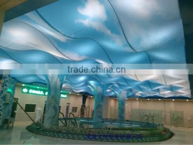 3.2m larger format UV roll to roll printe with DX-5 head, uv roller printing machine