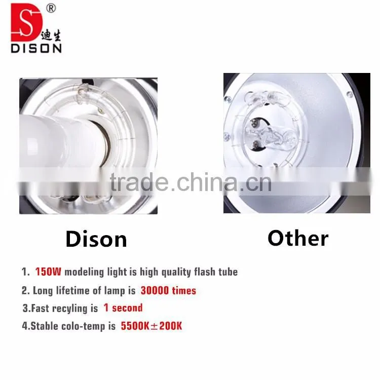 300W studio flash light, photography equipment for led photo light