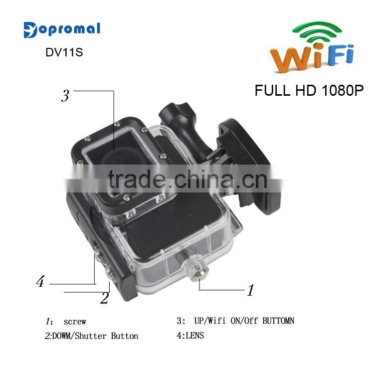 Portable night vision wifi video camera,j5000 wifi action camera