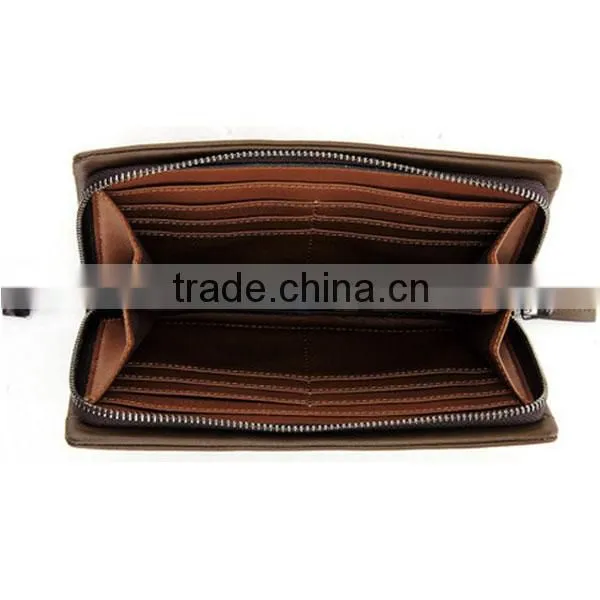2016 newest style wallet men's Clutch bag card-slot pu leather cell mobile phone case