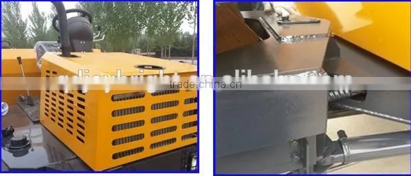 3ton site dumper with rotary bucket,1.5cbm capacity cabin A/C