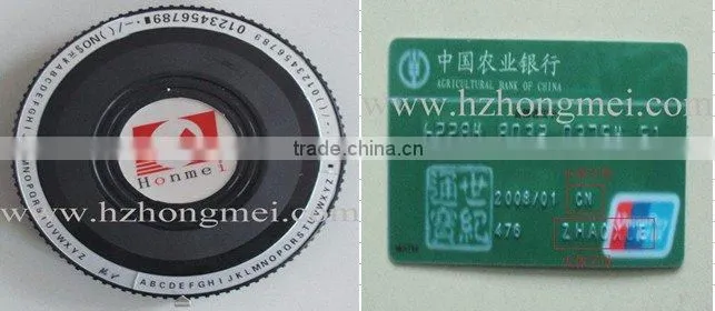 card indent machine for credit card,plastic card
