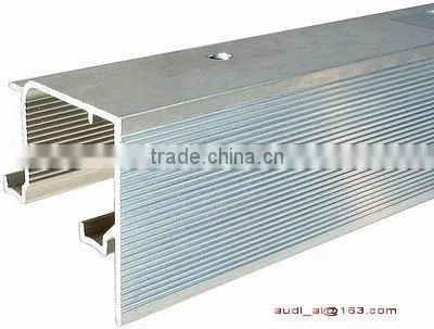 aluminum aluminio track rail slide gate