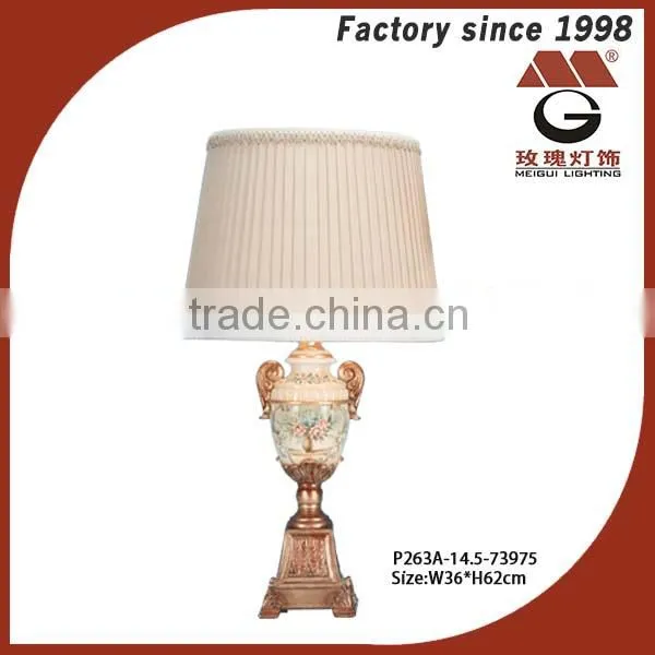 decoration polyresin lamps for home