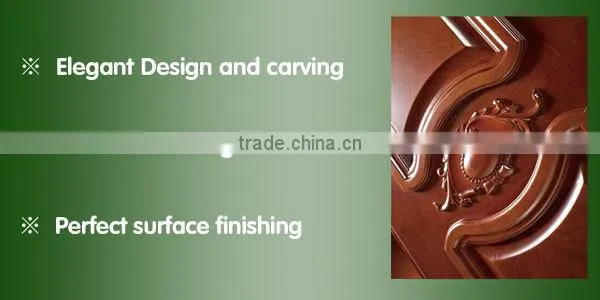 China mahogany wood entry door