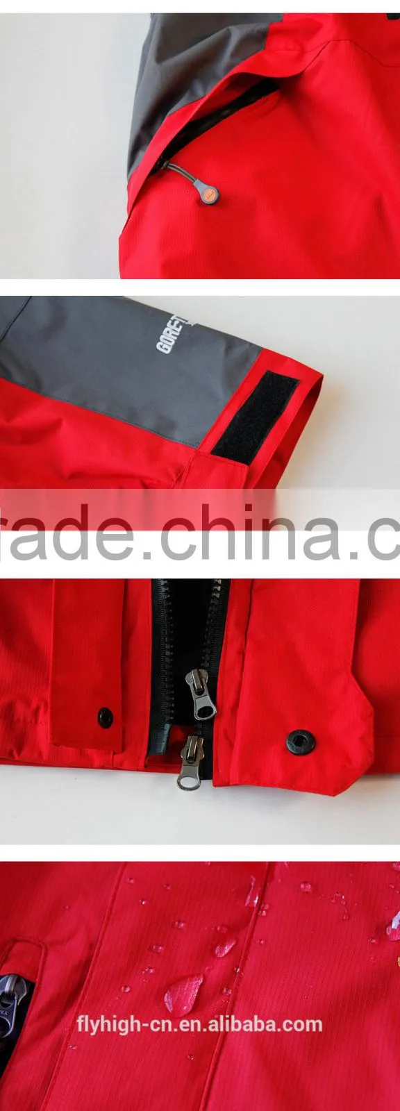 Factory price Men's winter wind proof custom water proof jacket