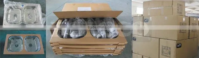undermounted Stainles Steel Sink Double Bowls BL-921