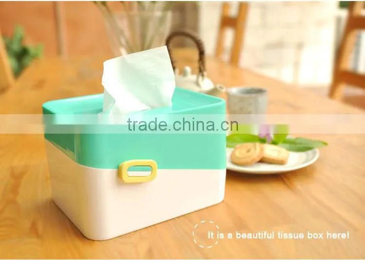 Newest design facial porcelain tissue box